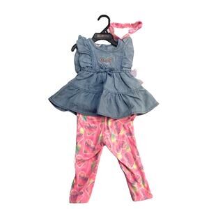 Delia's baby dress 3 pcs